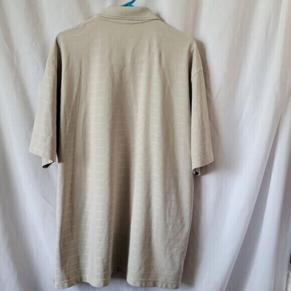 PGA Tour Golf Shirt Performance XXL 2XL golfing stripes athleisure Big Tall - Picture 2 of 9